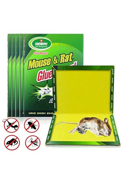 Generic NA 6 قطع لوحة فئران لاصقة مصيدة غراء الفئران عالية الفعالية للقوارض و...