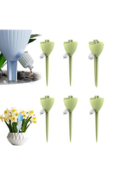 Generic نظام ري للنباتات المزروعة في أوعية، 6 قطع من مسامير الري الذاتي لنظام...