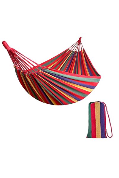 Generic Garden Cotton Hammock Comfortable Fabric Hammock Double Hammock Porta...
