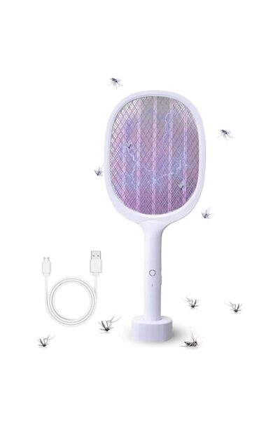 Generic مضرب الحشرات الكهربائي ECARES®، مضرب البعوض، مضرب الذباب الفوري، مضرب...