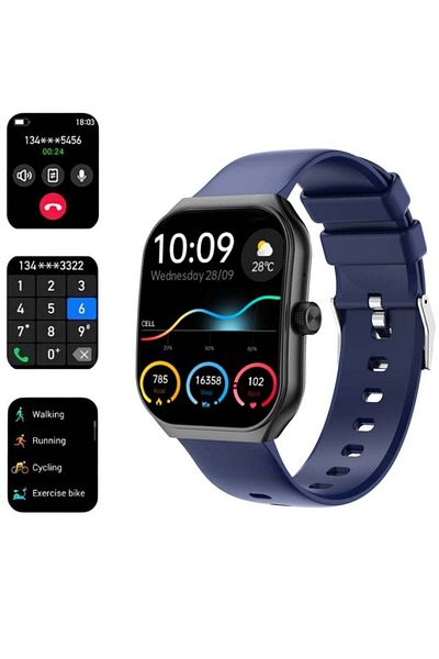 TCH Smart Watch Men Women Bluetooth Call Z10 Pro Amoled Display Touch Screen Fitness Tracker