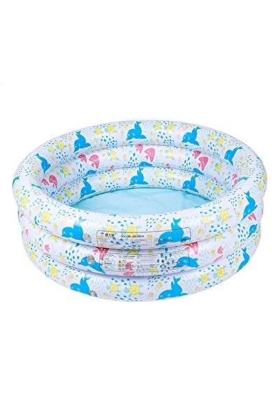 Generic مسبح دكتور دولفين قابل للنفخ للأطفال، 150×150×140 سم، DD02021