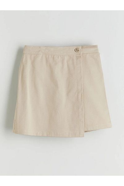LC Waikiki LCW Kids Basic Gabardine Girl's Shorts Skirt