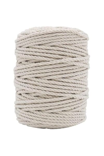 Generic Macrame Cord, 4mm 165 Feet Cotton Macrame Rope for Plant Hangers Wall...