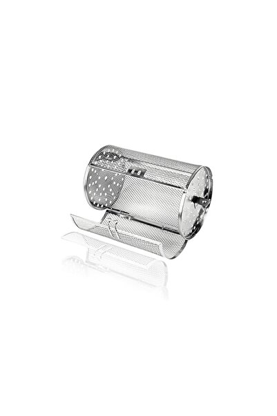 Generic Stainless Steel Rotisserie Basket, Rotatable Baking Cage for Even Coo...