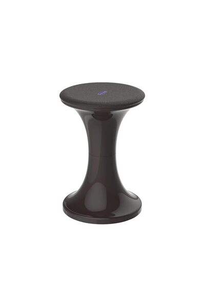 Generic كرسي كوزموبلاست البلاستيكي الدائري، بني غامق