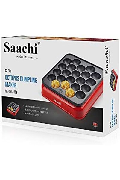 SAACHİ Octopus Dumpling / Japanese Tokoyaki / Poffertjes / Paniyaram Maker
