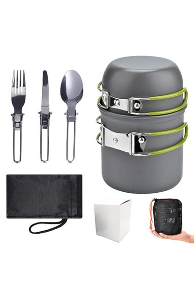 Generic Beauenty Complete Camping Kit With Tableware, Portable Utensils With ...