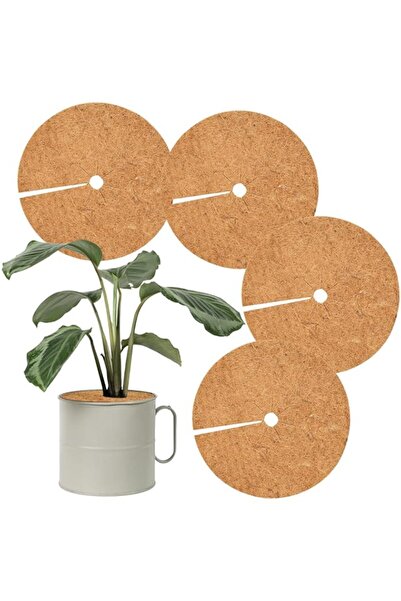 Generic Coconut Fibers Tree Mulch Ring Mat 11.8 Inch Natural Coco Coir Tree P...