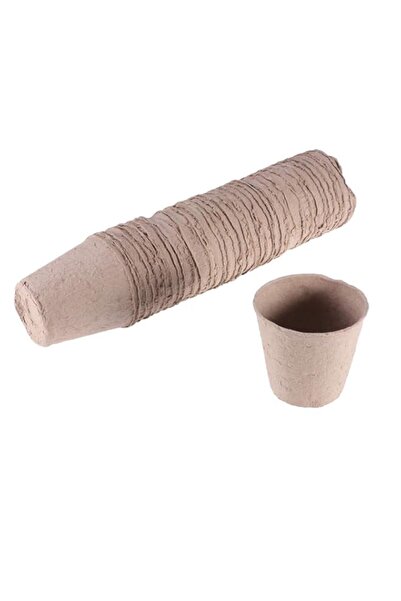 Generic Yardwe 3-inch Biodegradable Peat Seed Starter Pots Pack of 100, No Tr...