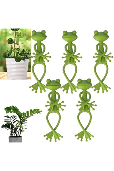 Generic دعامة نباتات الضفدع من يلاجوي، ديكورات حدائق، مشابك نباتات داخلية وخا...