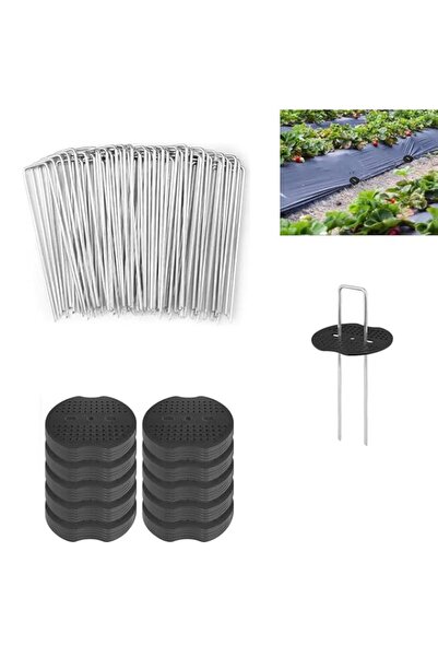 Generic دبابيس HBSTUDIO للمناظر الطبيعية، 50 قطعة من أوتاد الحديقة + 50 قطعة ...
