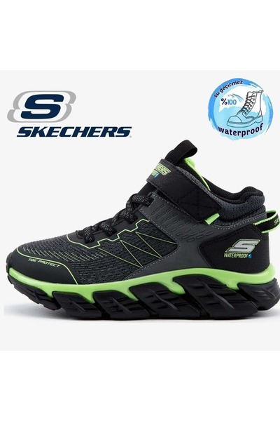 SKECHERS Tech High-Surge 403806L Waterproof Orthopedic Kids Boots Black