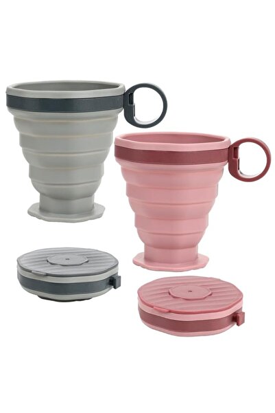 Generic مجموعة من كوبين سيليكون قابلين للطي من Oasisgalore، أكواب سفر محمولة ...