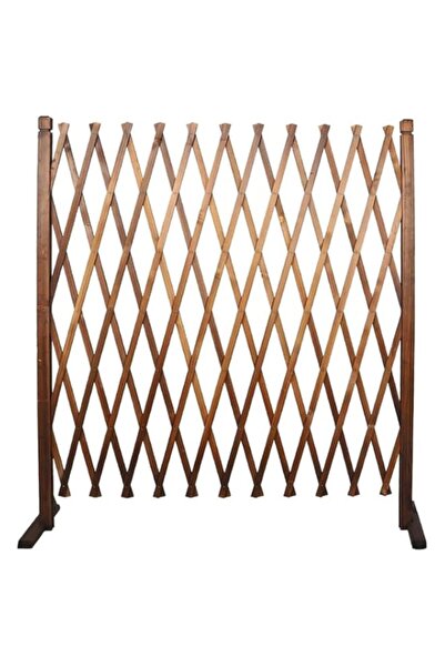 Generic سياج حديقة خشبي من روني، سياج تعريشة، شاشة تعريشة خشبية قابلة للتمدد ...