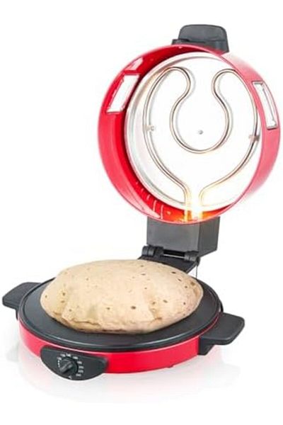 SAACHİ 30cm Roti, Tortilla, Pizza Maker, NL-RM-4979G-RD