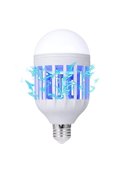 Generic مصباح ديلفينو لقتل الحشرات، مصباح 2 في 1 لقتل البعوض، مصباح LED بالأش...