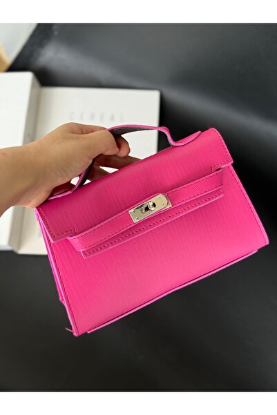 TABA BUTİK Geantă de mână și de umăr din piele pentru femei cu detaliu de blo...