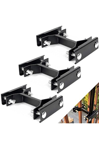 Generic 3 Pack Deck Umbrella Mount, Deck Mount Umbrella Holder for Deck Railing,Patio Heavy Duty Adjustable