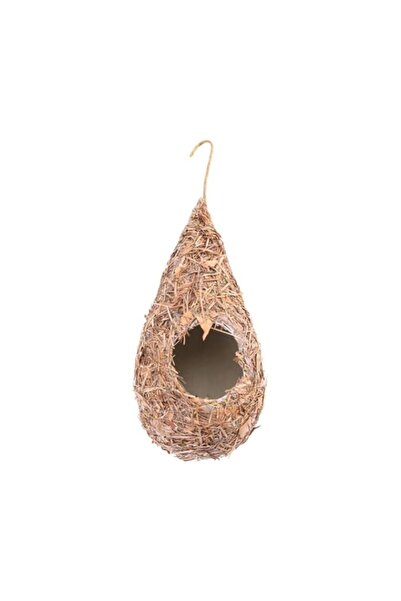 Generic بيت الطيور الطنانة، بيوت الطيور الطنانة المنسوجة يدويًا، عش صغير معلق...