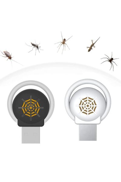 Generic قطعتان من طارد الآفات بالموجات فوق الصوتية المحمولة عبر USB، طارد الآ...