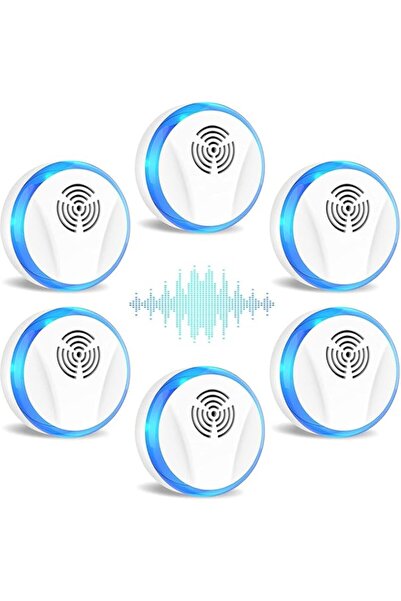 Generic مجموعة من 6 قطع من طارد الآفات بالموجات فوق الصوتية من KASTWAVE، طارد...