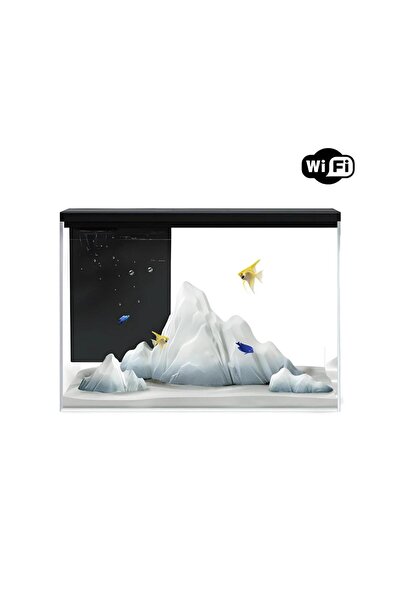 Boyu GR-1S Akvaryum Siyah Wifi 14 Litre