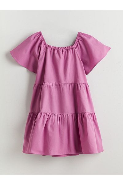 LC Waikiki Lcw Square Collar Girl's Dress New Season