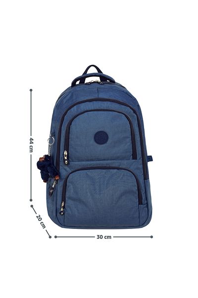 Chocuk Crinkle Fabric Lightweight Backpack - Suitable for School/Daily Use, Waterproof, Multi-Compartment