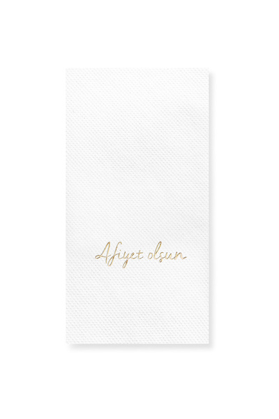 Story 40 × 40 سم مناديل ورقية ذهبية اللون مقاس 16 قطعة 1/8 طبقة بيضاء اللون