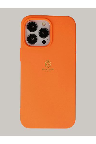 Massemr Apple iPhone 14 Pro Compatible Nano Velvet Lined Matte Silicone Case Shock Absorbing Luxury Protection