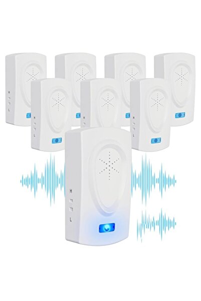 Generic طارد الحشرات الداخلي، عبوة من 8 قطع إلكترونية لطرد الحشرات، تحكم داخل...