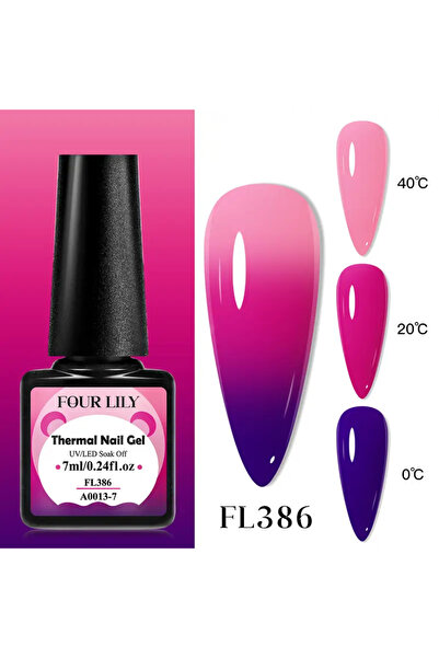 Belora Set Geluri Termice FOUR LILY, 3 Nuanțe Termocromice