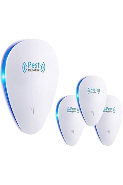 Generic طارد الآفات بالموجات فوق الصوتية، 4 قطع من طارد الآفات في المكونات ال...