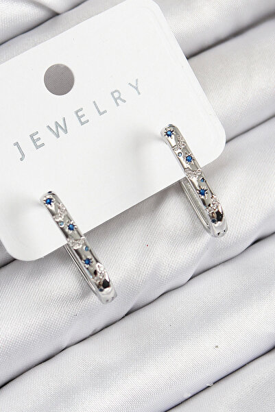 Epilons أقراط نسائية منقوشة على شكل زهرة من حجر الزركون من النحاس من Bfs بالل...