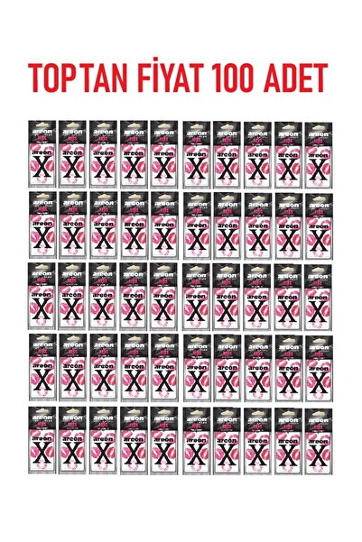 Areon 100 ADET ÖPÜCÜKLÜ X VANİLLA MYSTERY KALİTELİ ARAÇ KOKUSU