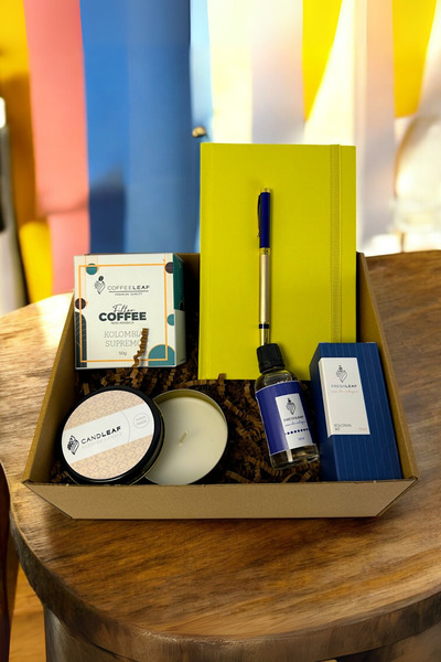 Saltos Defter Roller Kalem Filtre Kahve Mum Kolonya 24 Kasım Doğum Günü Hediy...