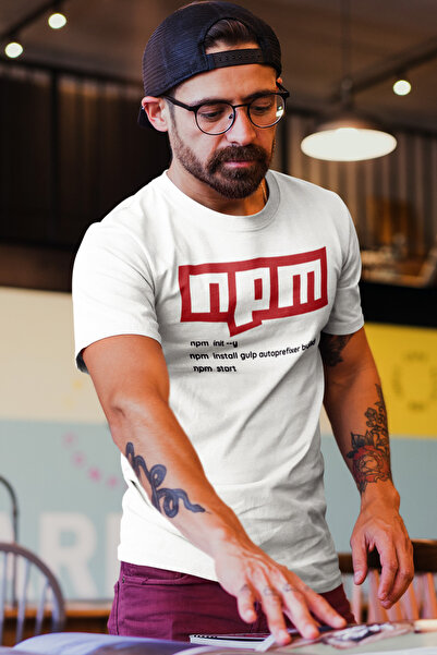 Bigonya Special for Software Engineers, Npm.Js Developer Printed, Unisex Design T-Shirt