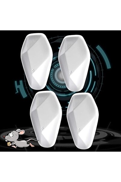 Generic جهاز طرد الحشرات بالموجات فوق الصوتية، 4 عبوات من مصائد الفئران الطار...