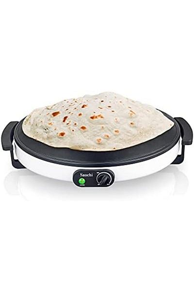 SAACHİ 40cm Non Stick Dome Shaped Saj/gursaan/roti Maker, NL-RM-1855-WH
