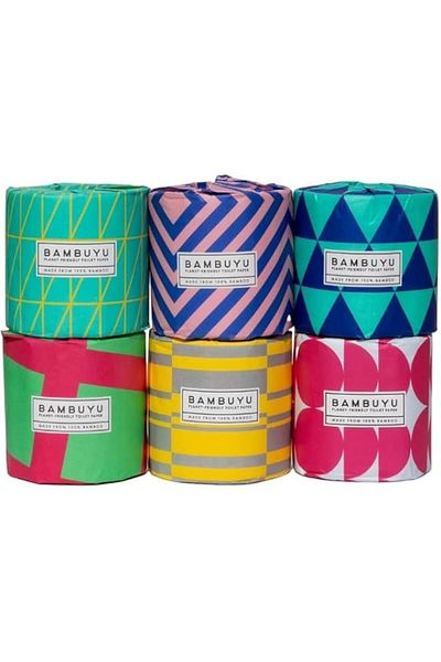 Generic Bambuyu Mini Toilet Paper 100% Bamboo - 12 Rolls x 150 Sheets, 3-Ply | Eco-Friendly, Plastic-Free,