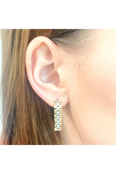 Bijuteria SORELLY Cercei Aur 14k Tip Curea