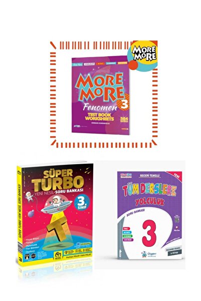 Kurmay ELT MORE&MORE 3.SINIF TESTBOOK+MODEL VE ÜÇGEN YAYINLARI TÜM DERSLER