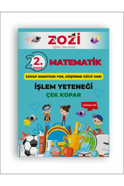 ZOZİLER 2. Sınıf Matematik İşlem Yeteneği – Çek Kopar Kitap
