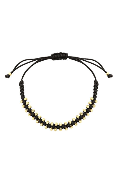 Bijuteria SORELLY Bratara Aur 14k Snur Impletit cu Bile