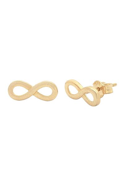 Bijuteria SORELLY 14k Gold Earrings with Infinity