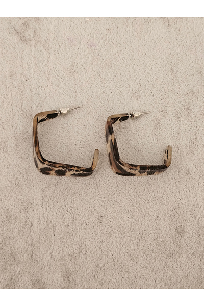 SiestaAccessories Leopard Pattern Acrylic Earrings