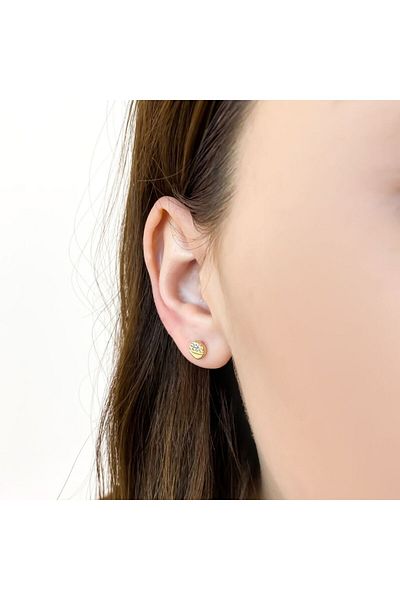 Bijuteria SORELLY Cercei Aur 14k Cerc cu Zirconii