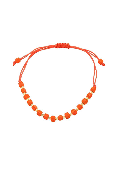 Bijuteria SORELLY Bratara Aur 14k cu Pietre din Cristal Portocaliu