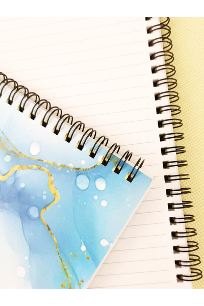 Anime Marketi Mustafa Kemal Atatürk Designed A5 Spiral School Notebook 50 Sheets 100 Pages - Lined